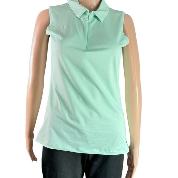 Tommy Bahama Mint Green Golf Polo Tank Top - Picture 1 of 6